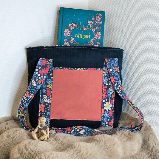 Sac à main housse de livre intégrée personnalisable