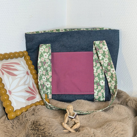 Sac à main avec housse de livre intégrée