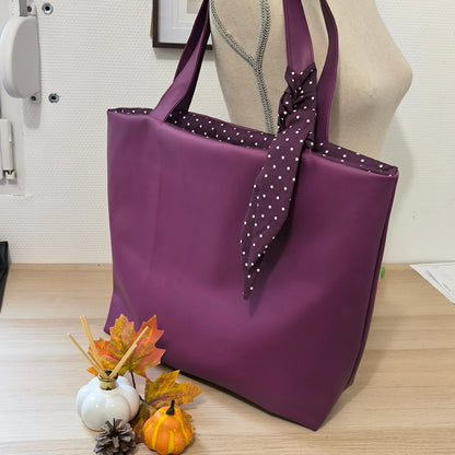 sac cabas simili cuir