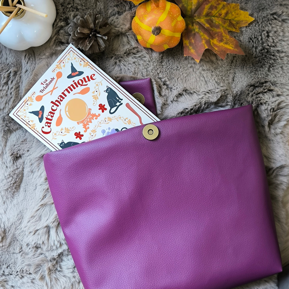 Housse de livre simili cuir